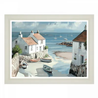 Calm Cove Framed Canvas