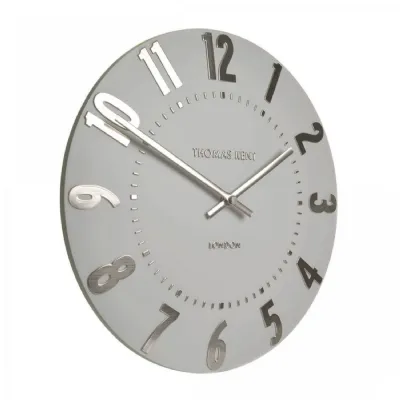 20 inches Wall Clock Silver Cloud