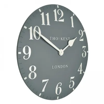 20 inches Wall Clock Flax Blue