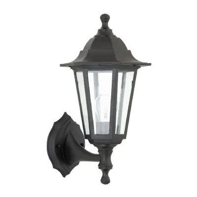 Black Clear Wall Light