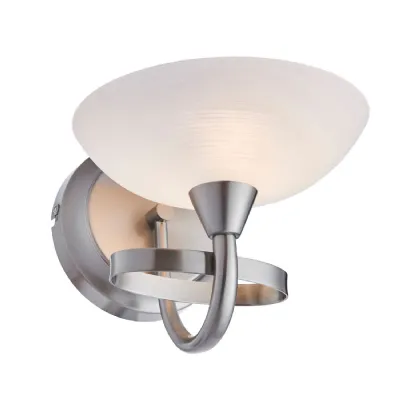 Cagney Wall Light Satin Chrome