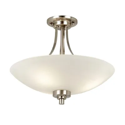 Welles Ceiling Lamp Satin Chrome