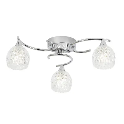 Boyer 3 Ceiling Lamp Chrome