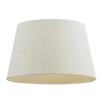 White Faux Linen 18inch Shade