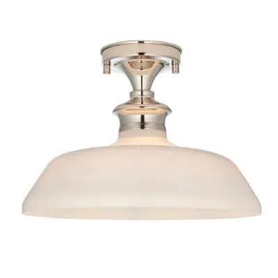 Barford 1 Ceiling Light Nickel Opal