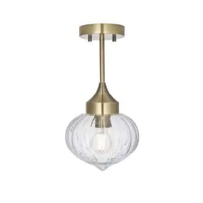 1 Ceiling Light Brass