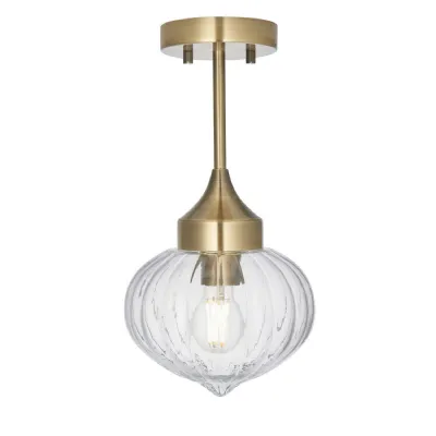 Addington 1 Ceiling Light Brass