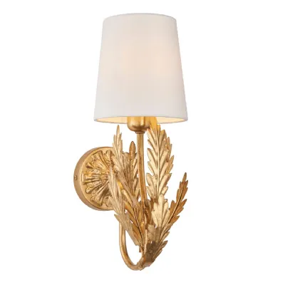 Delphine 1 Wall Light Gold Leaf