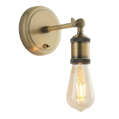 Hal Wall Light Antique Brass
