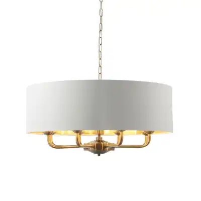 8 Pendant Light Antique Brass