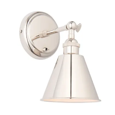 Hal 1 Wall Light Bright Nickel