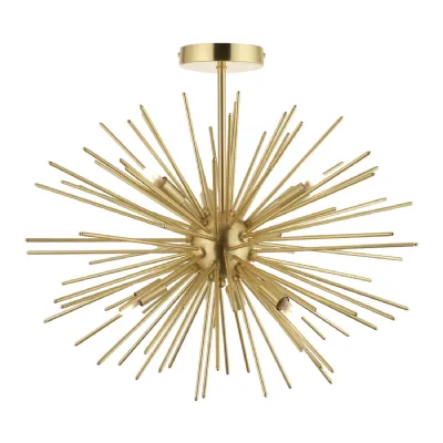 Orta 6 Ceiling Light Satin Brass