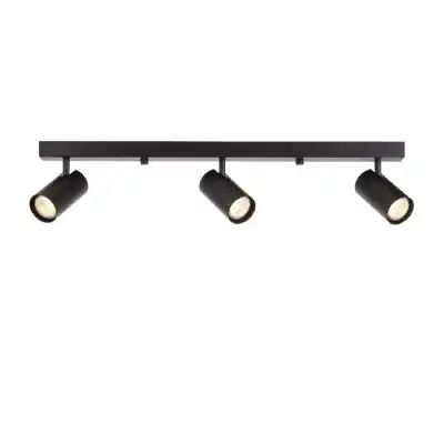 Small 3 Ceiling Light Black