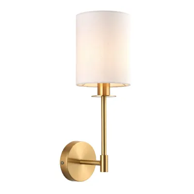 1 Wall Light Satin Brass