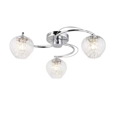Mesmer 3 Ceiling Light Chrome