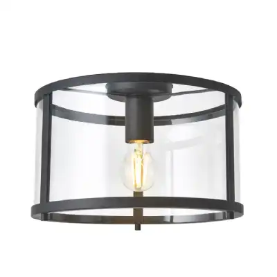 1 Ceiling Light Black