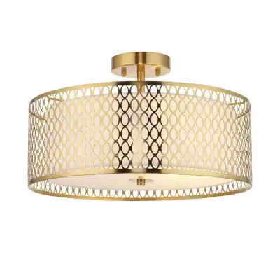 Gold White Ceiling Lamp GoldWhite