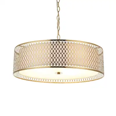 Gold White Pendant Light GoldWhite