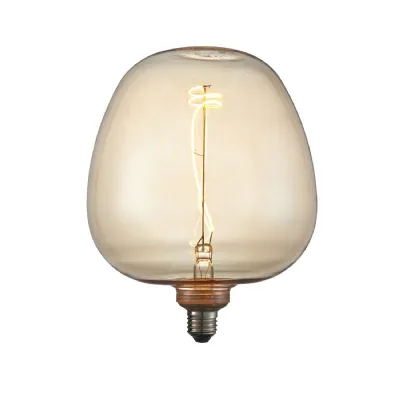 Swirl 4W LED E27 Amber Warm White 242x190mm