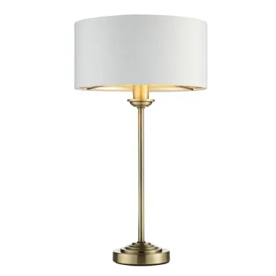 Highclere Table Lamp Antique Brass
