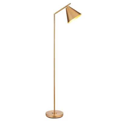 Cape Floor Light Antique Brass