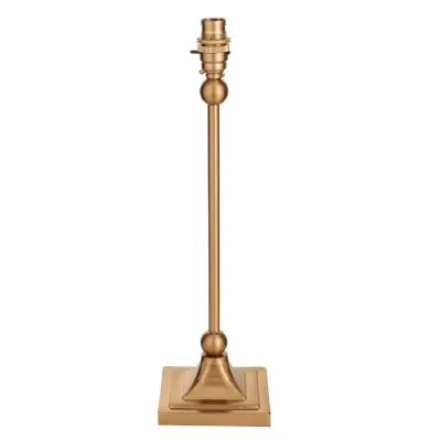 Santiago Table Lamp Base Brushed Aged Brass