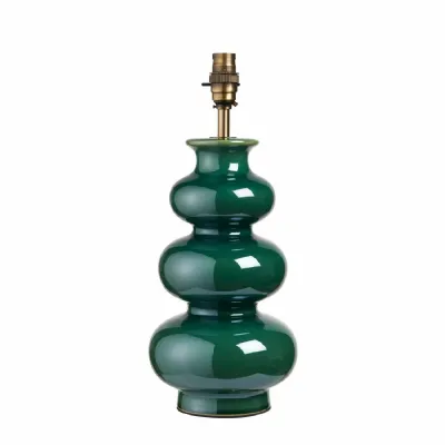 Table Lamp Gloss Green Reactive Glaze