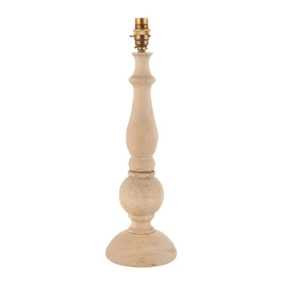 Natural Wooden Table Lamp Base