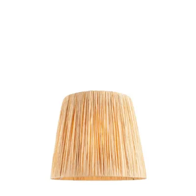 Natural Raffia Tapered Shade