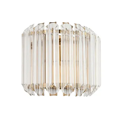 Valentina Wall Light Brushed Aged Brass