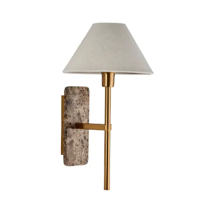Wall Light Dark Brown Emperador Marble