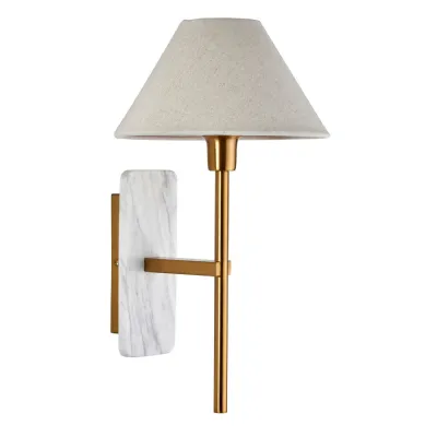 Wall Light White Volakas Marble
