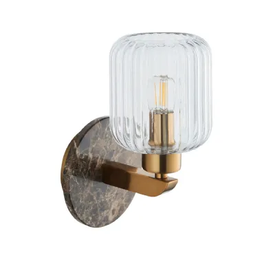 Dark Brown Ribbed Wall Light Drk Brown Emperador Marble