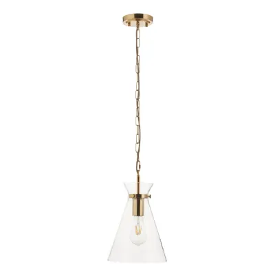 Harlow Pendant Brushed Aged Brass