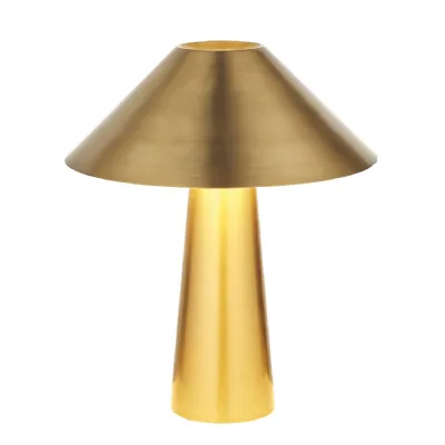 Isak Table Lamp Brushed Aged Brass