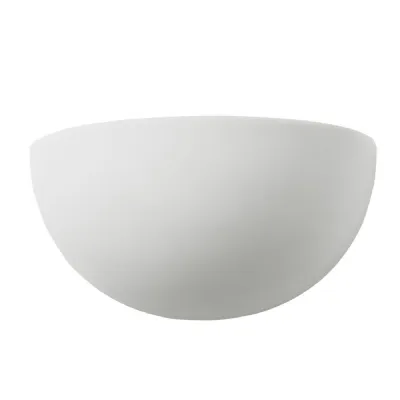 Half Moon White Wall Light