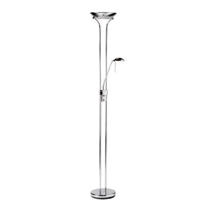 Chrome 2 Light Floor Lamp