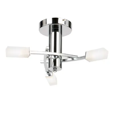 Havana 3 Ceiling Lamp Chrome
