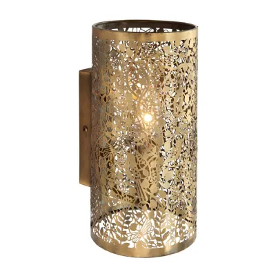 Secret Garden Wall Light Antique Brass