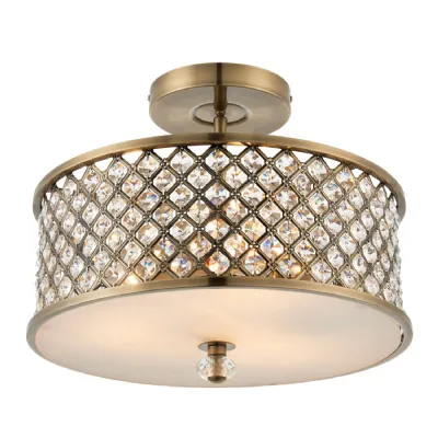 Hudson Ceiling Lamp Antique Brass