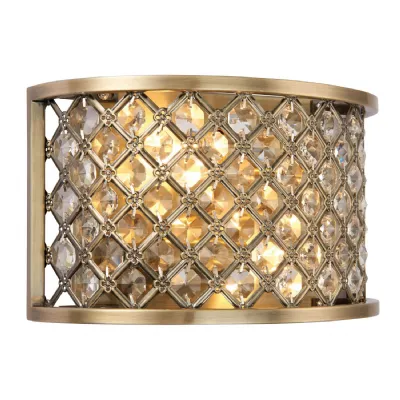 Hudson Wall Light Antique Brass 150x255mm