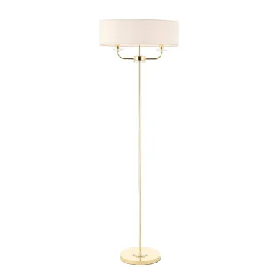 Nixon Floor Lamp Brass