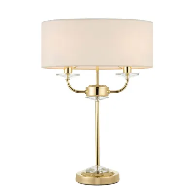 Nixon Table Lamp Brass