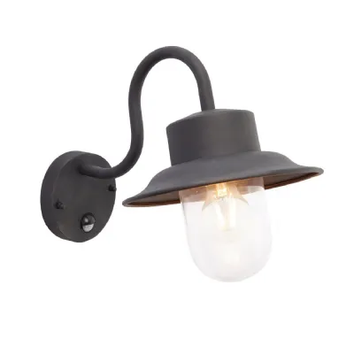 Chesham PIR Wall Light Black
