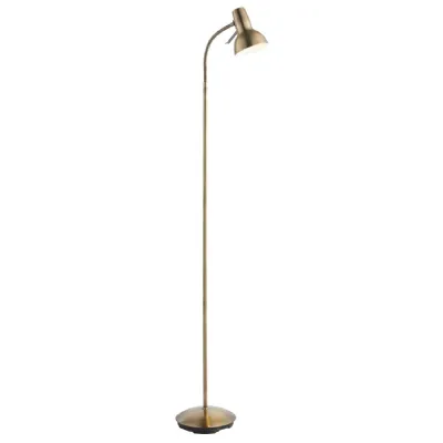 Amalfi Floor Lamp Antique Brass