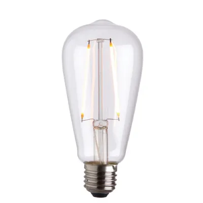 E27 LED Filament Pear 140x64mm Clear Glass ND