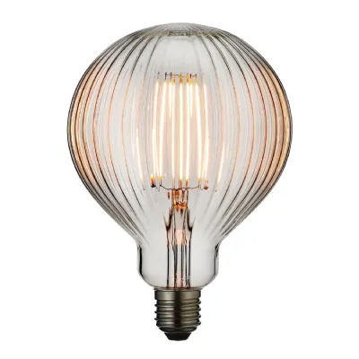 Ribb Bulb Clear Glass