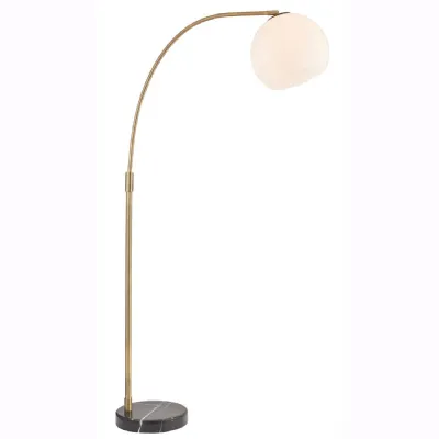 Otto Floor Lamp Black Marble