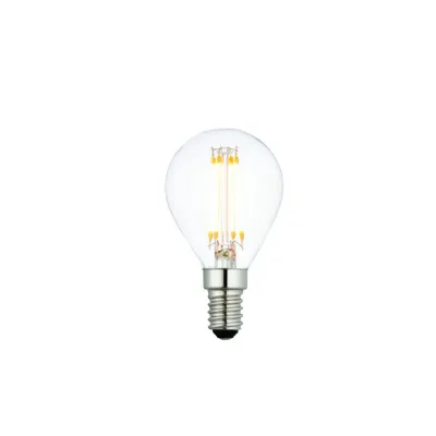 E14 LED Filament Golf 80x45mm Clear Glass
