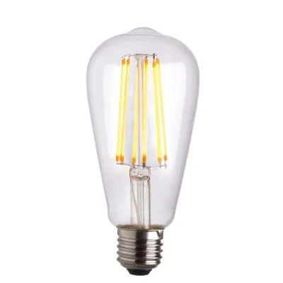 E27 LED Filament Pear 140x64mm Clear Glass D